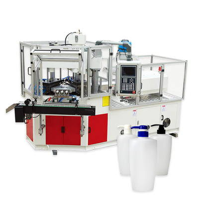 डिटर्जेंट शैम्पू बोतल के लिए स्वचालित प्लास्टिक इंजेक्शन ब्लो मोल्डिंग मशीन