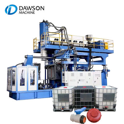 ब्लैक आईबीसी बल्क कंटेनर 2 परतें 1200L आईबीसी ड्रम ब्लो मोल्डिंग मशीन प्लास्टिक आईबीसी टैंक विनिर्माण मशीन