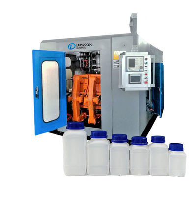 खरीदें सिंगल हेड एक्सट्रूज़न ब्लो मोल्डिंग मशीन 100 किग्रा / एच प्लास्टिक की गोल बोतलें online manufacture