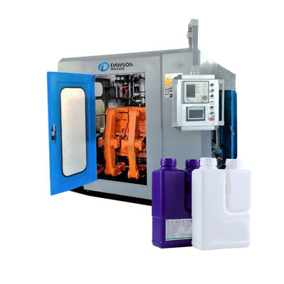 खरीदें सिंगल हेड एक्सट्रूज़न ब्लो मोल्डिंग मशीन 100 किग्रा / एच प्लास्टिक की गोल बोतलें online manufacture