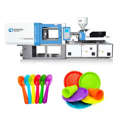 खरीदें पीई पीपी बोतल चम्मच इंजेक्शन मोल्डिंग मशीन प्लास्टिक पतली दीवार कंटेनर 300 एल 70 केएन online manufacture