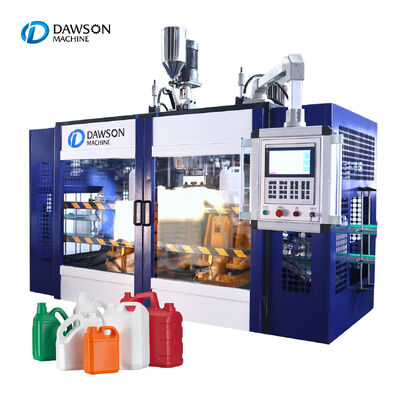खरीदें 85 मिमी पेंच व्यास 110kN क्लैंपिंग बल प्लास्टिक एचडीपीई कपड़े धोने डिटर्जेंट बोतल बनाने एक्सट्रूज़न ब्लो मोल्डिंग मशीन online manufacture
