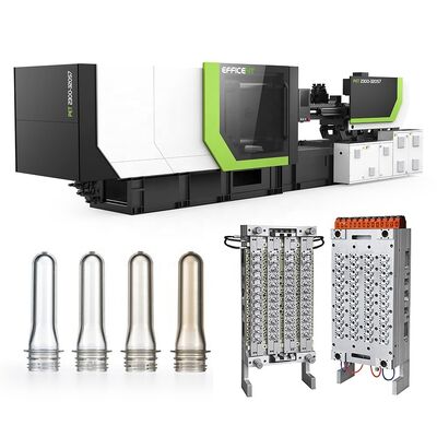 खरीदें 48 खोखले पीईटी प्रीफॉर्म इंजेक्शन मोल्डिंग मशीन सर्वो मोटर और उच्च उत्पादकता के साथ 0 से 200 आरपीएम पेंच गति पर online manufacture