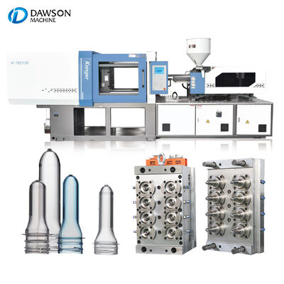 खरीदें पीईटी प्रीफॉर्म इंजेक्शन मोल्डिंग मशीन 160 एमपीए इंजेक्शन दबाव उच्च उत्पादकता और 13.8 टन मशीन वजन के साथ online manufacture