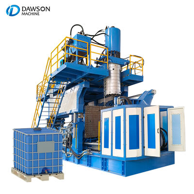 खरीदें Cost-effective 1000L IBC Tank Blow Molding Machine with Accumulator Head Design and Servo Motor System online manufacture