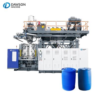buy स्वचालित 200L प्लास्टिक ड्रम ब्लो मोल्डिंग मशीन डबल रिंग बैरल मशीन केमिकल लुब्रिकेंट पेंट प्लांट के लिए online manufacture