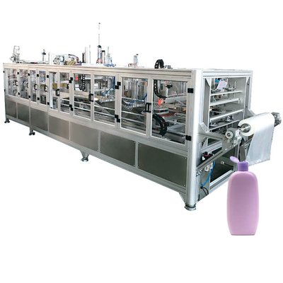 गुणवत्ता  HDPE Plastic Barrel Bagging Packing Machine Shampoo Bottle Full Automatic 380V कारखाना