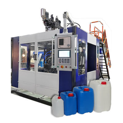 खरीदें 10L से 30L एचडीपीई जेरीकेन तेल की बोतल स्टैकेबल बैरल एक्सट्रूज़न ब्लो मोल्डिंग मशीन online manufacture