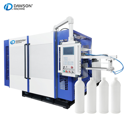 HDPE 500ml 900ml डबल स्टेशन फोर डाई हेड्स एक्सट्रूज़न ब्लो मोल्डिंग मशीन