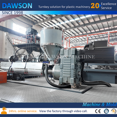 तीन चरण असिंक्रोनस मोटर और 200 मिलीलीटर / 500 मिलीलीटर अधिकतम मात्रा के साथ वाशिंग डिटर्जेंट बोतल एक्सट्रूज़न ब्लो मोल्डिंग मशीन
