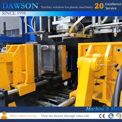 एचडीपीई पीपी प्लास्टिक प्रसंस्कृत 5 लीटर के लिए झटका मोल्डिंग मशीन जेरी इंजन तेल की बोतल के लिए कैमिकल कंटेनर निर्माण