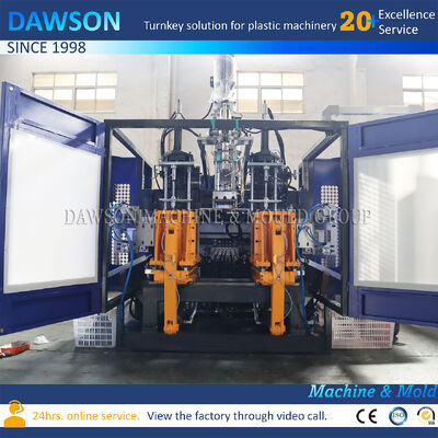 85mm Screw Diameter 110kN Clamping Force Plastic Hdpe Laundry Detergent Bottle Making Extrusion Blow Molding Machine