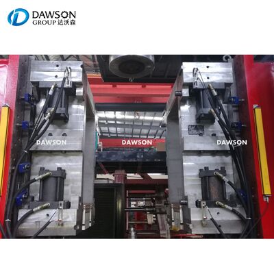 120 मिमी स्क्रू व्यास ब्लो मोल्डिंग मशीन 200 लीटर प्लास्टिक एल रिंग रासायनिक ड्रम मोल्डिंग लाइन के लिए
