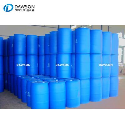 120 मिमी स्क्रू व्यास ब्लो मोल्डिंग मशीन 200 लीटर प्लास्टिक एल रिंग रासायनिक ड्रम मोल्डिंग लाइन के लिए