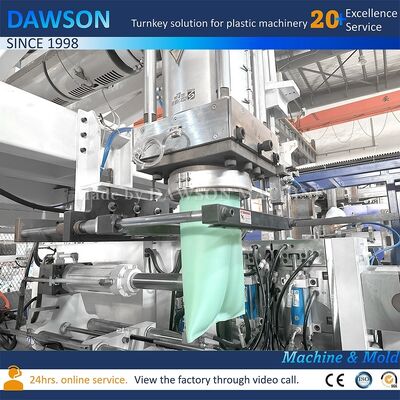660 मिलीमीटर मोल्ड प्लेटन आकार 270 किलोन्यूटन क्लैंपिंग बल पूरी तरह से स्वचालित 20 लीटर प्लास्टिक जेरी कैन एक्सट्रूज़न ब्लो मोल्डिंग मशीन