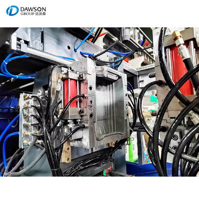 हाइड्रोलिक सर्वो मोटर एक्सट्रूज़न ब्लो मोल्डिंग मशीन 20 लीटर एचडीपीई प्लास्टिक जेरीकैन तेल की बोतल एकल स्टेशन का उत्पादन करती है