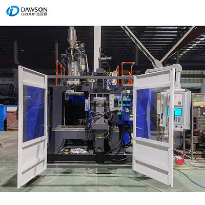 130 किलोग्राम प्रति घंटे आउटपुट 10L 20L 25L 30L जेरीकैन स्टैक बोतल के लिए एक्सट्रूज़न ब्लो मोल्डिंग मशीन स्नेहक तेल ताड़ के तेल की बोतल