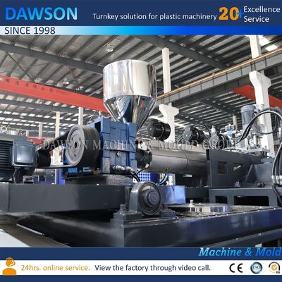 Bottle Double Station Hdpe Extrusion Blow Molding Machine Screw L D Ratio 24 Designed for 1.5L Milk Bottle Manufacturing
