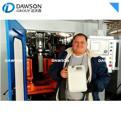 एकल स्टेशन 1L 2L 5L एचडीपीई बोतलें गैलन पूर्ण स्वचालित ब्लो मोल्डिंग मशीन विनिर्देश 4.2 2.0 2.7