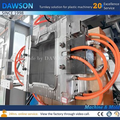 Die head number 1 2 3 4 Plastic 5L 10L Litter Liquid Canister Pesticide Bottle Blow Molding Making Machine Mold platen size 490